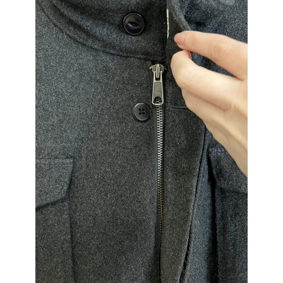 Old Navy Carhartt Style Chore Barn Jacket Full Zip Grey Outdoors Men's XXL 2XL - Picture 3 of 7